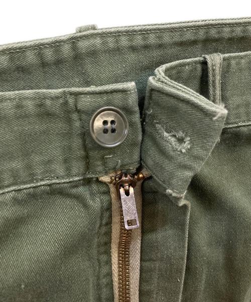 US ARMY（ユーエスアーミー）US ARMY (ユーエスアーミー) M-43 HBT ミリタリーパンツ カーキ サイズ:不明(M-L相当)の古着・服飾アイテム