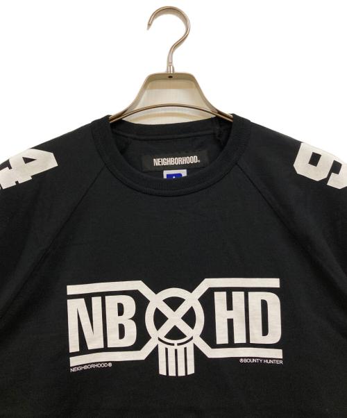 NEIGHBORHOOD（ネイバーフッド）NEIGHBORHOOD (ネイバーフッド) RUSSELL ATHLETIC (ラッセルアスレチック) BOUNTY HUNTER (バウンティハンター) CREWNECK SS ブラック サイズ:Ｍの古着・服飾アイテム