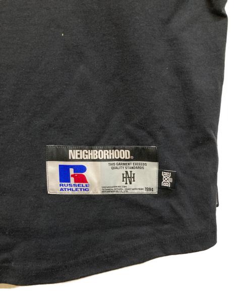 NEIGHBORHOOD（ネイバーフッド）NEIGHBORHOOD (ネイバーフッド) RUSSELL ATHLETIC (ラッセルアスレチック) BOUNTY HUNTER (バウンティハンター) CREWNECK SS ブラック サイズ:Ｍの古着・服飾アイテム