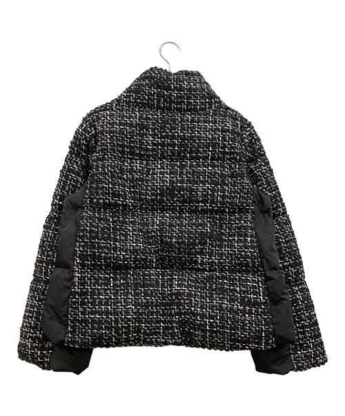 ANAYI（アナイ）ANAYI (アナイ) リングツイードスタンドダウンコート ブラック サイズ:38の古着・服飾アイテム