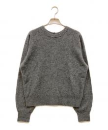 theory luxe（セオリーリュクス）の古着「Fur Cashmere Elise Sweater」｜グレー