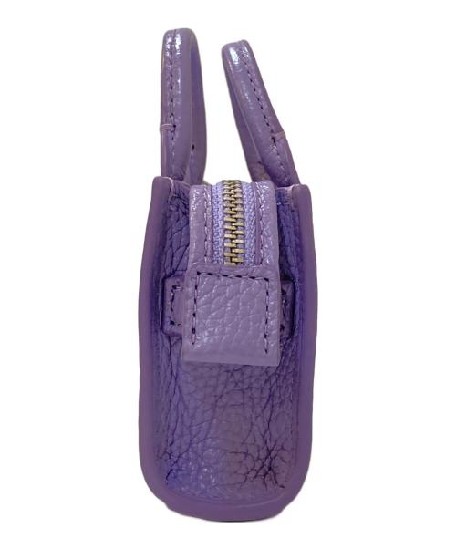 MARC JACOBS（マークジェイコブズ）MARC JACOBS (マークジェイコブズ) THE LEATHER NANO TOTE ラベンダーの古着・服飾アイテム