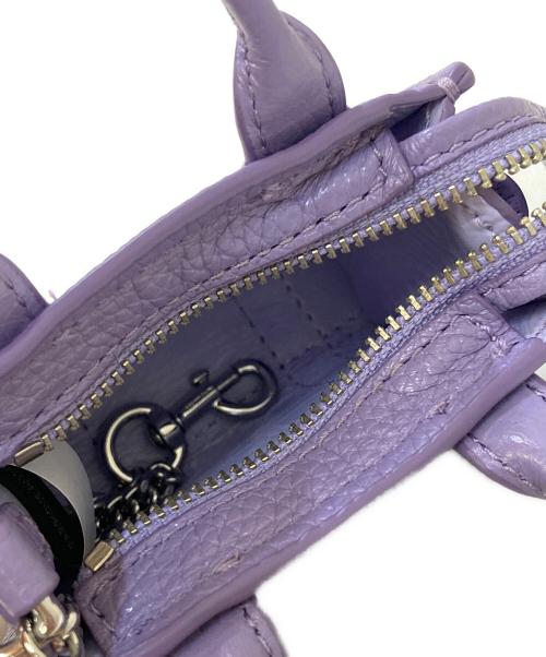 MARC JACOBS（マークジェイコブズ）MARC JACOBS (マークジェイコブズ) THE LEATHER NANO TOTE ラベンダーの古着・服飾アイテム