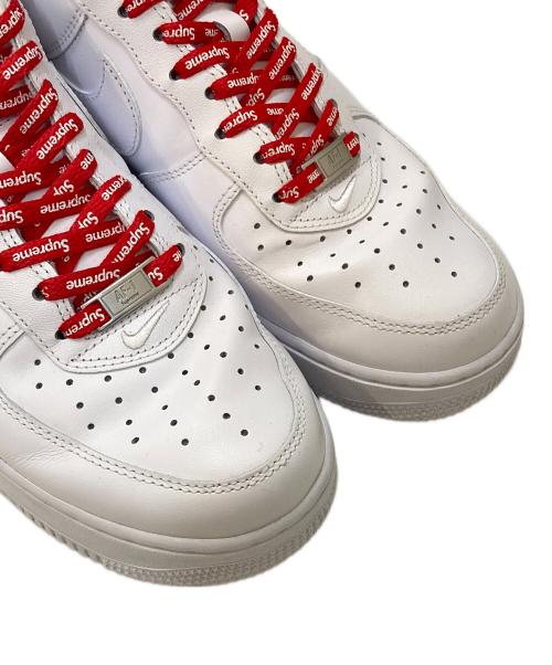 NIKE（ナイキ）NIKE (ナイキ) SUPREME (シュプリーム) Air Force 1 ホワイト サイズ:27.5㎝の古着・服飾アイテム
