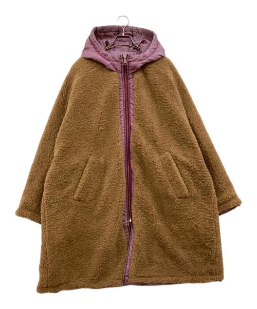 DIESEL（ディーゼル）DIESEL (ディーゼル) リバーシブル ナイロン ボア 中綿キルティングコート ラベンダー サイズ:XXSの古着・服飾アイテム