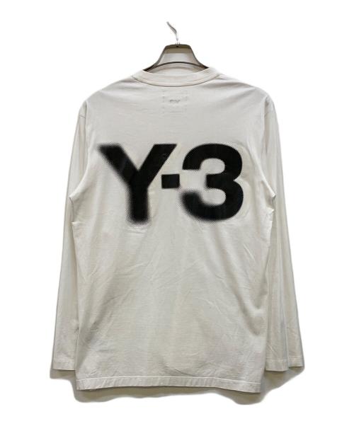 Y-3（ワイスリー）Y-3 (ワイスリー) LOGO LS TEE ホワイト サイズ:XSの古着・服飾アイテム