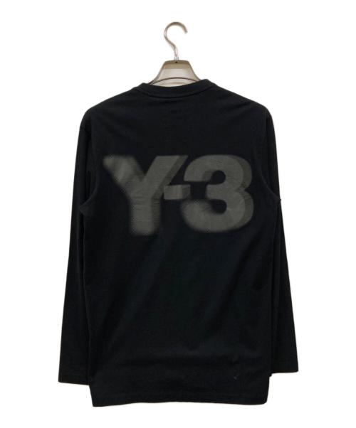Y-3（ワイスリー）Y-3 (ワイスリー) LOGO LS TEE ブラック サイズ:XSの古着・服飾アイテム
