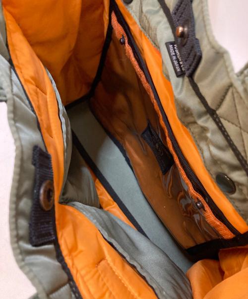 PORTER（ポーター）PORTER (ポーター) PX TANKER 2WAY VERTICAL TOTE BAG (M) カーキの古着・服飾アイテム