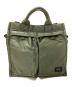 PORTER（ポーター）の古着「PX TANKER 2WAY VERTICAL TOTE BAG (M)」｜カーキ