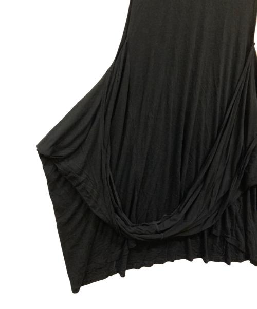 LIMI feu（リミフゥ）LIMI feu (リミフゥ) 変形ノースリーブワンピース ブラック サイズ:Sの古着・服飾アイテム