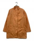 BURBERRY LONDONバーバリーロンドン）の古着「裏地ノバチェック スタンドカラーコート」｜オレンジ