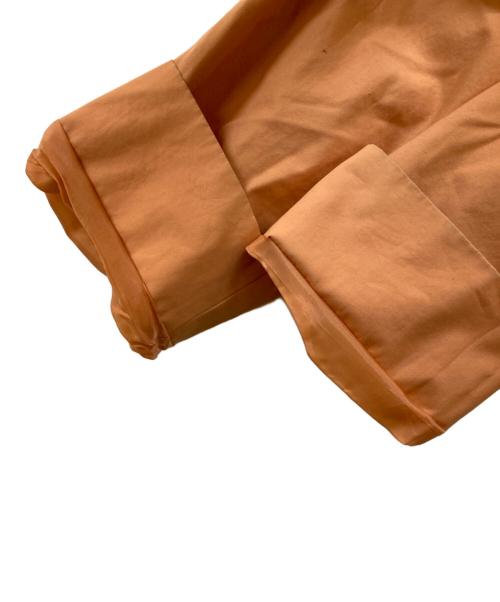 BURBERRY LONDON（バーバリーロンドン）BURBERRY LONDON (バーバリーロンドン) 裏地ノバチェック スタンドカラーコート オレンジ サイズ:40の古着・服飾アイテム