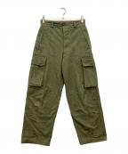 French Armyフランス軍）の古着「後期 M-47 ミリタリーパンツ」｜オリーブ