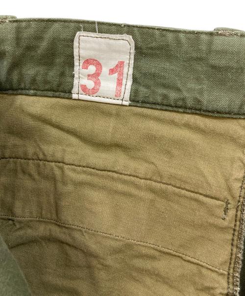French Army（フランス軍）French Army (フランス軍) 後期 M-47 ミリタリーパンツ オリーブ サイズ:31の古着・服飾アイテム