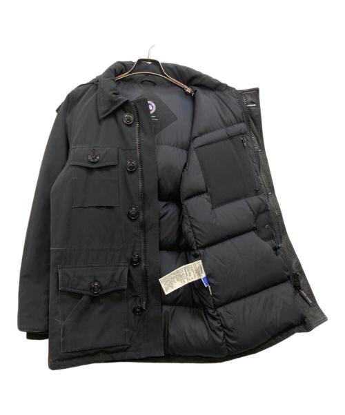 CANADA GOOSE（カナダグース）CANADA GOOSE (カナダグース) JASPER ファー付 レザー切替ダウンジャケット ブラック サイズ:XSの古着・服飾アイテム