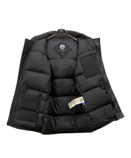 CANADA GOOSE（カナダグース）CANADA GOOSE (カナダグース) JASPER ファー付 レザー切替ダウンジャケット ブラック サイズ:XSの古着・服飾アイテム