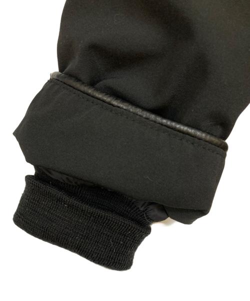 CANADA GOOSE（カナダグース）CANADA GOOSE (カナダグース) JASPER ファー付 レザー切替ダウンジャケット ブラック サイズ:XSの古着・服飾アイテム