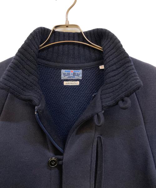 BLUE BLUE（ブルーブルー）BLUE BLUE (ブルーブルー) スウェットジャケット ネイビー サイズ:3の古着・服飾アイテム