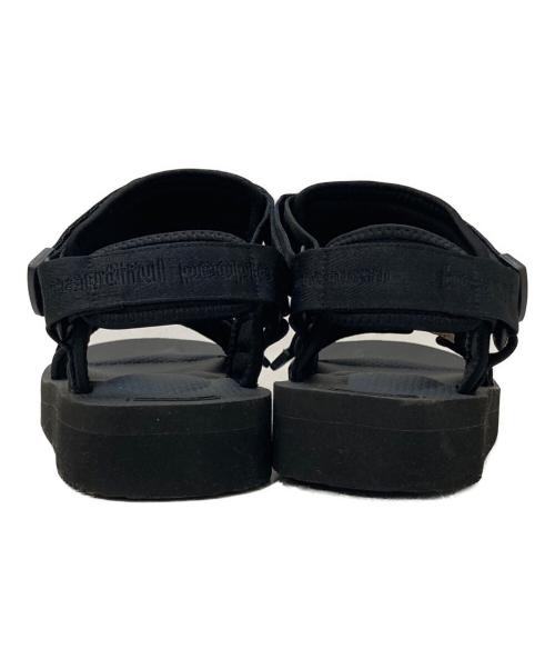 suicoke（スイコック）suicoke (スイコック) beautiful people (ビューティフルピープル) logo belt sandals ブラック サイズ:29㎝の古着・服飾アイテム