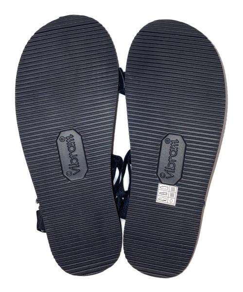 suicoke（スイコック）suicoke (スイコック) beautiful people (ビューティフルピープル) logo belt sandals ブラック サイズ:29㎝の古着・服飾アイテム