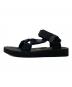 suicoke (スイコック) beautiful people (ビューティフルピープル) logo belt sandals ブラック サイズ:29㎝：8000円