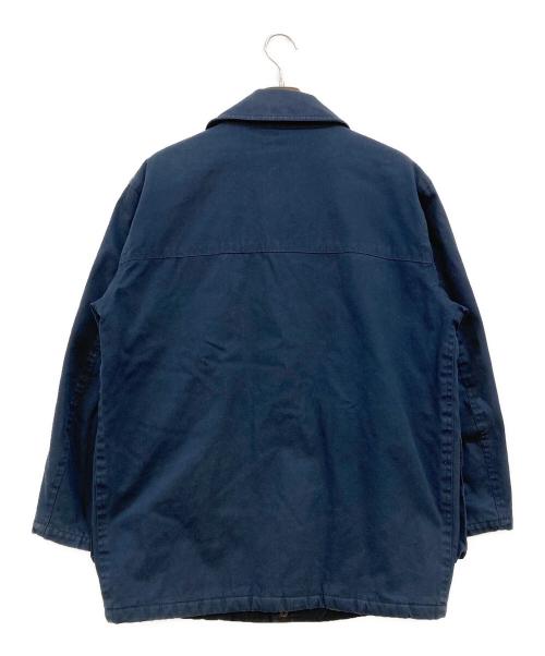 LANOLINI（ラノリーニ）LANOLINI (ラノリーニ) 裏地チェック ファイヤーマンジャケット ネイビー サイズ:Ｍの古着・服飾アイテム