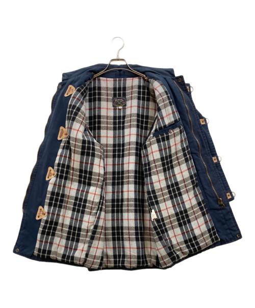 LANOLINI（ラノリーニ）LANOLINI (ラノリーニ) 裏地チェック ファイヤーマンジャケット ネイビー サイズ:Ｍの古着・服飾アイテム