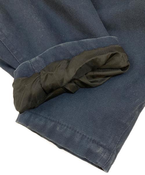 LANOLINI（ラノリーニ）LANOLINI (ラノリーニ) 裏地チェック ファイヤーマンジャケット ネイビー サイズ:Ｍの古着・服飾アイテム