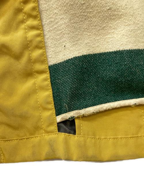 SEVENTY（セブンティ）SEVENTY (セブンティ) レザー切替ファイヤーマンコート イエロー サイズ:Mの古着・服飾アイテム