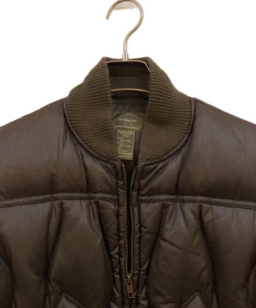 Calvin Klein Jeans（カルバンクラインジーンズ）Calvin Klein Jeans (カルバンクラインジーンズ) ダウンジャケット ブラウン サイズ:Ｍの古着・服飾アイテム