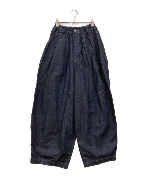 HARVESTY（ハーベスティー）HARVESTY (ハーベスティー) 10ozデニムサーカスパンツ ネイビー サイズ:1の古着・服飾アイテム