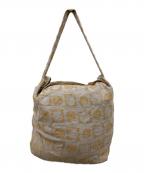 mina perhonenミナ ペルホネン）の古着「ショルダーバッグ」｜ベージュ