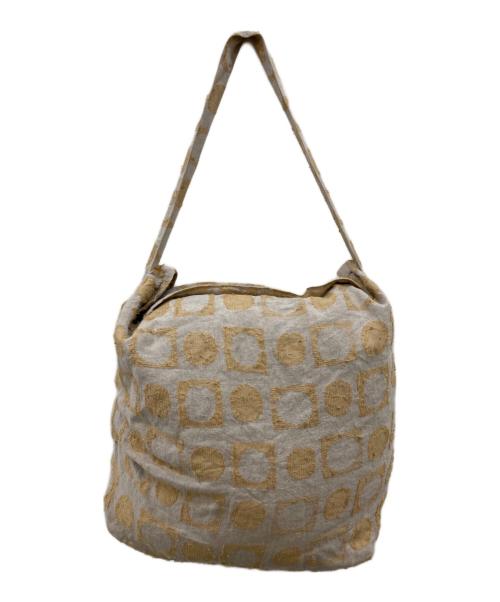 mina perhonen（ミナ ペルホネン）mina perhonen (ミナ ペルホネン) ショルダーバッグ ベージュの古着・服飾アイテム