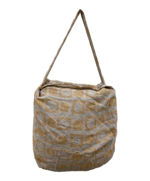 mina perhonen（ミナ ペルホネン）mina perhonen (ミナ ペルホネン) ショルダーバッグ ベージュの古着・服飾アイテム