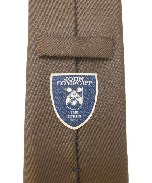 JOHN COMFORT（ジョンコンフォート）JOHN COMFORT (ジョンコンフォート) 50oz Royal Twill (50オンスロイヤルツイル) ネクタイ ブラウン サイズ:下記参照の古着・服飾アイテム