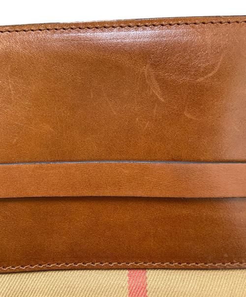 BURBERRY（バーバリー）BURBERRY (バーバリー) ノバチェックハ レザー切替トートバッグ ブラウン サイズ:下記参照の古着・服飾アイテム
