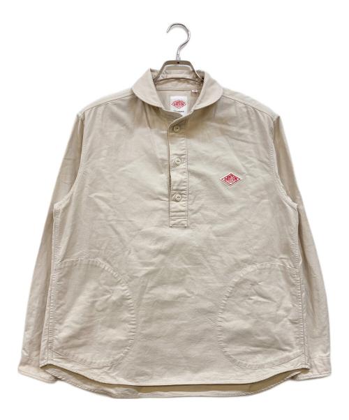 DANTON（ダントン）DANTON (ダントン) 丸襟オックスシャツ ベージュ サイズ:40の古着・服飾アイテム