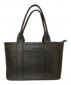 aniary×MONSIEUR NICOLEアニアリ×ムッシュニコル）の古着「別注 レザートートバッグ」｜ブラック