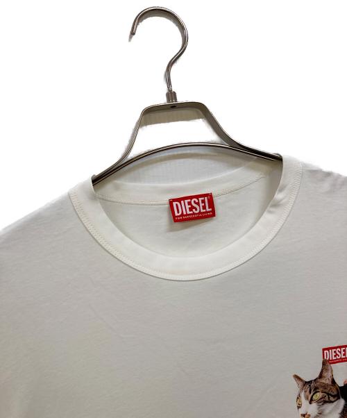 DIESEL（ディーゼル）DIESEL (ディーゼル) T-BOXT-JP-HANKYU Tシャツ ホワイト サイズ:Ｍの古着・服飾アイテム