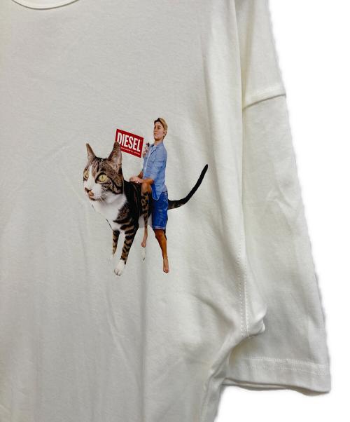 DIESEL（ディーゼル）DIESEL (ディーゼル) T-BOXT-JP-HANKYU Tシャツ ホワイト サイズ:Ｍの古着・服飾アイテム