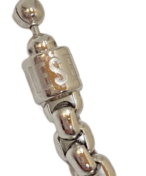 DIESEL（ディーゼル）DIESEL (ディーゼル) Dロゴネックレス シルバーの古着・服飾アイテム