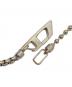 DIESEL (ディーゼル) Dロゴネックレス シルバー：7000円