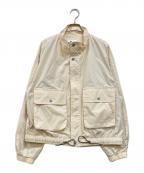 and wander×ZARAアンドワンダー×ザラ）の古着「スタンドカラーブルゾン」｜アイボリー