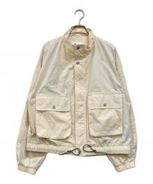 and wander×ZARA（アンドワンダー×ザラ）の古着「スタンドカラーブルゾン」｜アイボリー