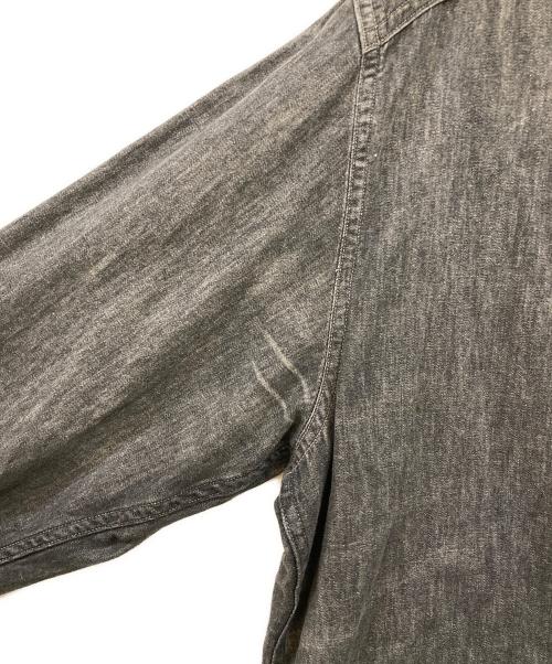 RRL（ダブルアールエル）RRL (ダブルアールエル) シャンブレーデニムシャツ グレー サイズ:Lの古着・服飾アイテム