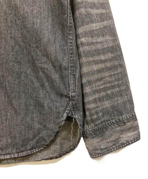 RRL（ダブルアールエル）RRL (ダブルアールエル) シャンブレーデニムシャツ グレー サイズ:Lの古着・服飾アイテム
