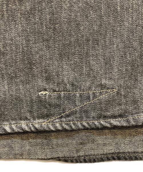 RRL（ダブルアールエル）RRL (ダブルアールエル) シャンブレーデニムシャツ グレー サイズ:Lの古着・服飾アイテム