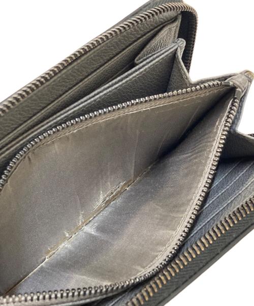 PRADA（プラダ）PRADA (プラダ) ラウンドファスナー財布 ブラックの古着・服飾アイテム