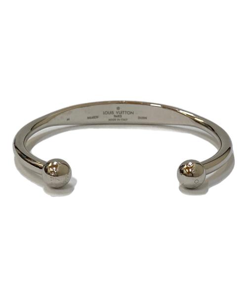 LOUIS VUITTON（ルイ ヴィトン）LOUIS VUITTON (ルイ ヴィトン) ジョンク  バングル  シルバー サイズ:Mの古着・服飾アイテム