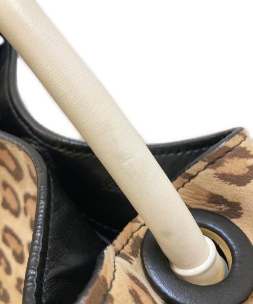 elleme（エレメ）elleme (エレメ) 2WAYレオパードショルダーバッグ ブラウン サイズ:下記参照の古着・服飾アイテム